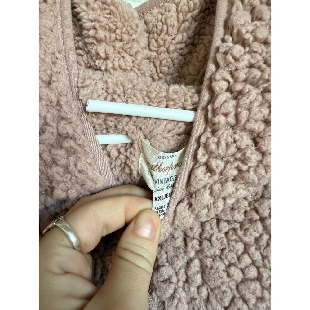 Weatherproof Pink Sherpa Vest XXL - Picture 2 of 3